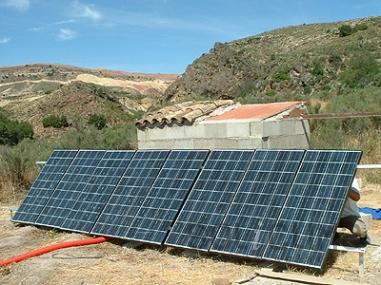 Bombeo solar mediante energia solar fotovoltaica